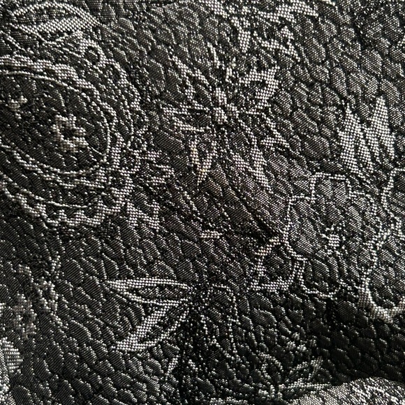 Kasper Elegant Gray Paisley Women's Coat Size 16 - Picture 6 of 10